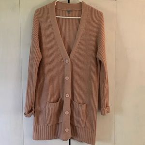 Dusty rose/pink cardigan